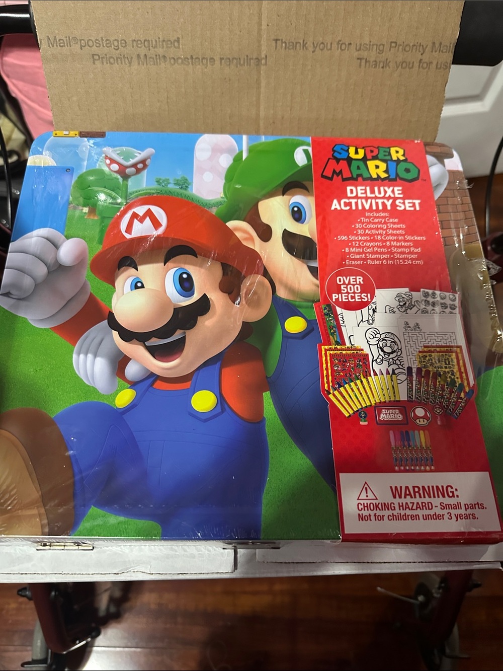 Super Mario Deluxe Activity Set - Red, Blue, Green